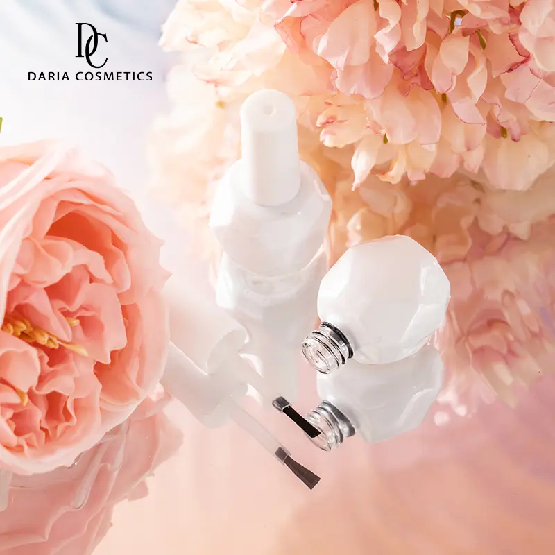 White 10ml Gel Polish Bottles High Quality Glass Bottle Supplier - Image 2