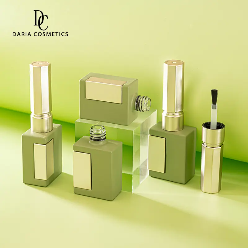Wholesale Empty Glass Bottle - 11ml Square Gel Nail Polish Container - Image 3