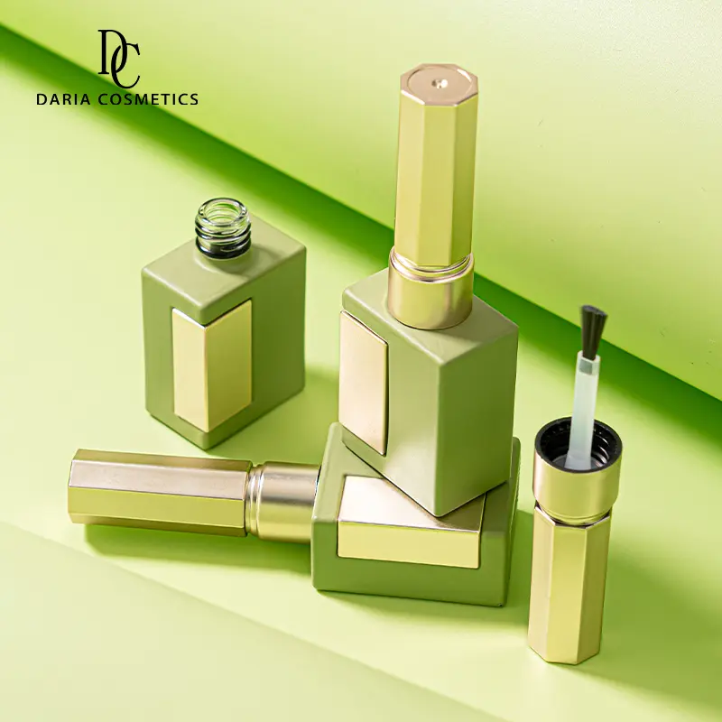 Wholesale Empty Glass Bottle - 11ml Square Gel Nail Polish Container - Image 2