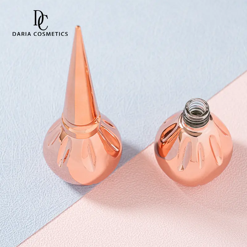 Luxury Electroplate 15ml Empty Nail Gel Polish Glass Bottle - Image 3