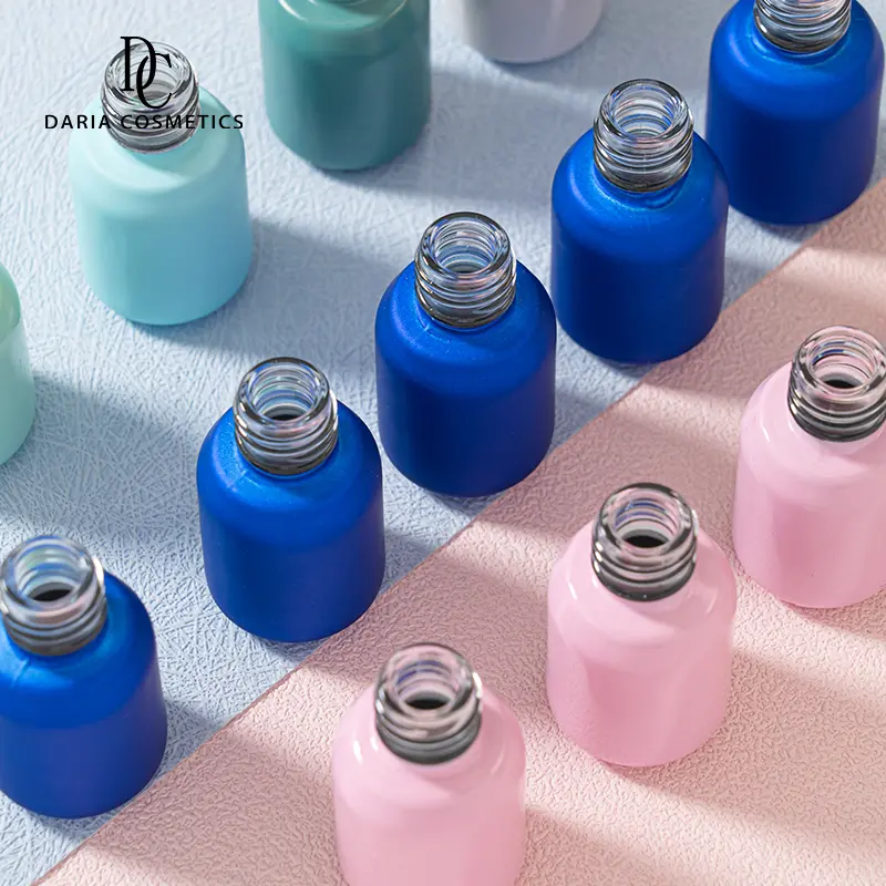 6ml Round Pink Empty Gel Nail Polish Bottles Wholesale - Image 3