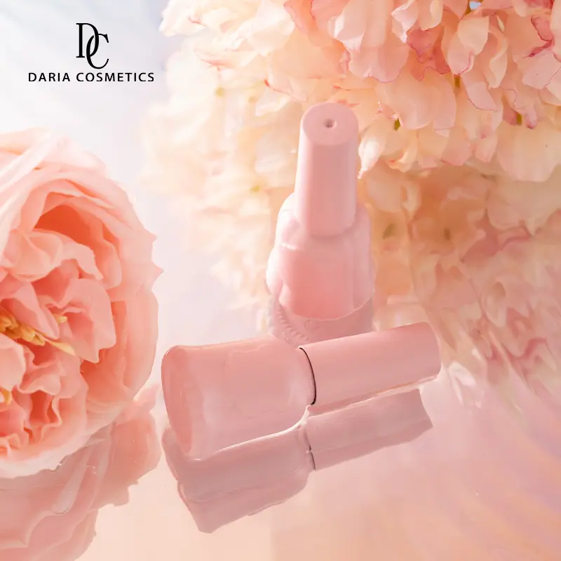 Personalized Nail Polish Bottles - 9ml Pink Uv Gel Glass Bottle - Image 3