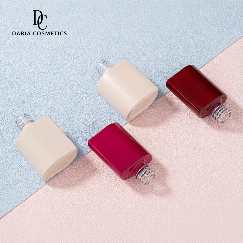 9ml Unique Empty Nail Polish Glass Bottles With Plastic Cap - Image 3