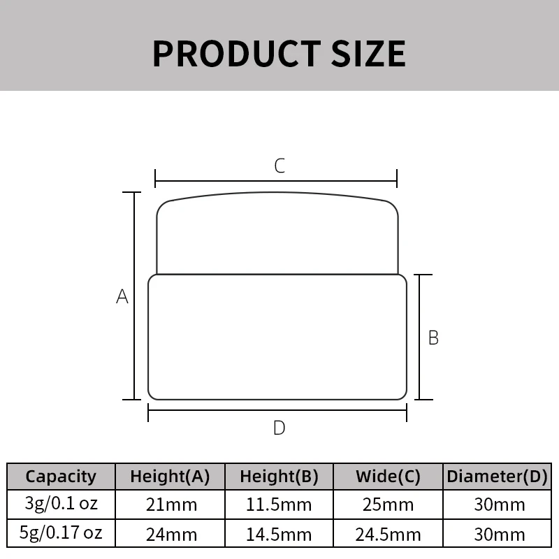 Free Sample Cosmetic Spider Gel Empty Container Jar Plastic - Image 4