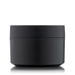 Black Plastic Container Cosmetic Jar For Packaging Nail Gel