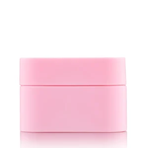 Empty Pink Nail Gel Square Plastic Jars With Lids Supplier