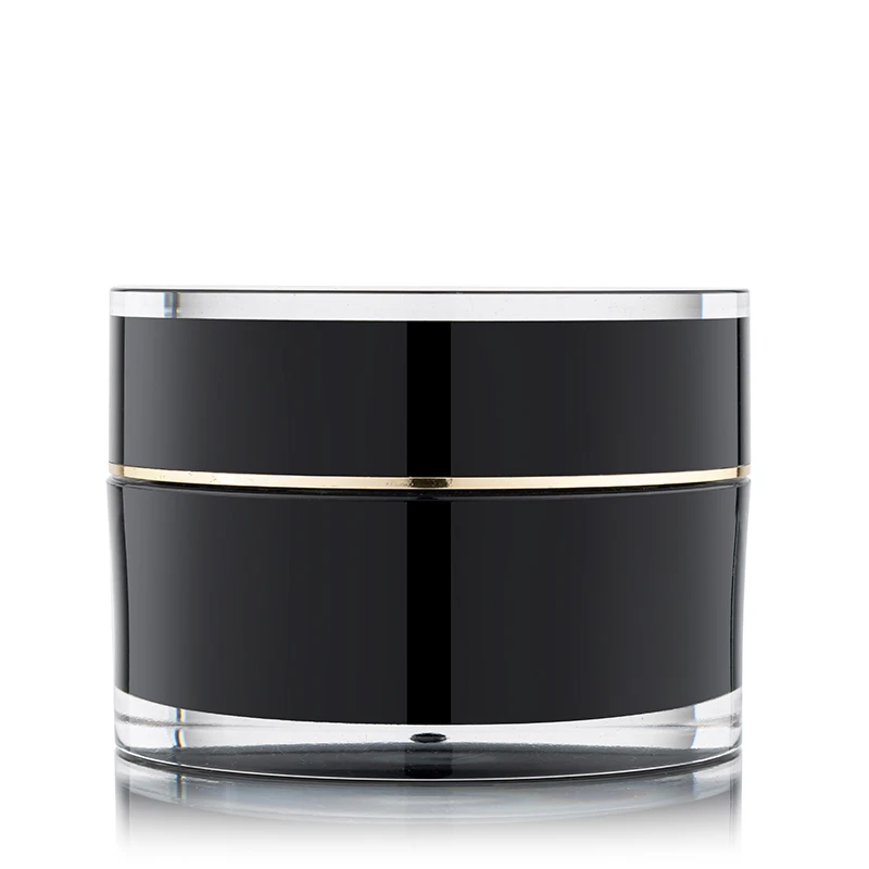 Empty Double Wall Gel Polish Plastic Cosmetic Jar OEM