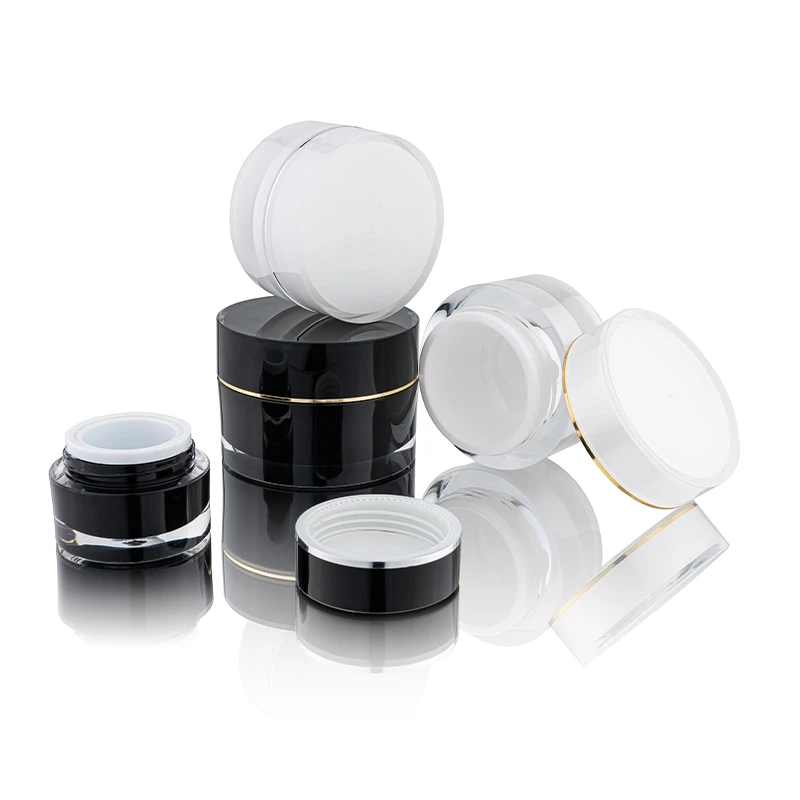 Empty Double Wall Gel Polish Plastic Cosmetic Jar OEM - Image 2