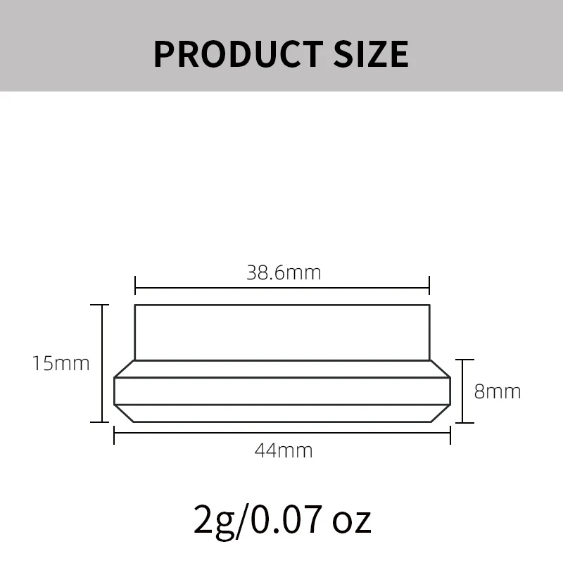 High Quality Empty Cosmetic Nail Powder Acrylic Jar - Image 3