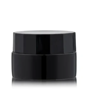 Empty Black Nail Gel Plastic Cosmetic Jars Wholesale