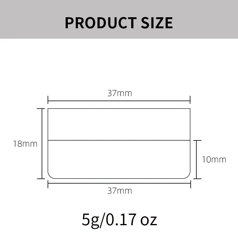 Empty Acrylic Cosmetic Jars Luxury Nail Glitter Container - Image 4