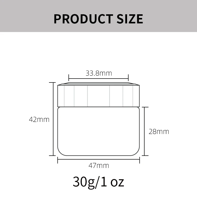 Bulk Plastic Jars Cosmetic Nail Poly Gel Empty Container - Image 3
