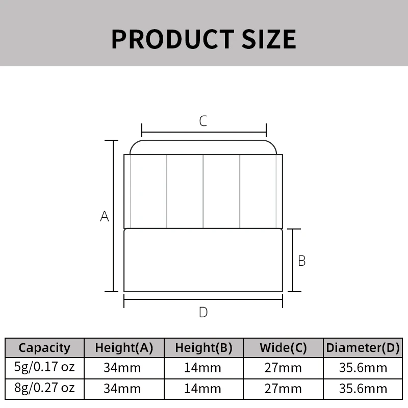 Empty UV Led Nail Gel Plastic Containers For Cosmetics - Image 3