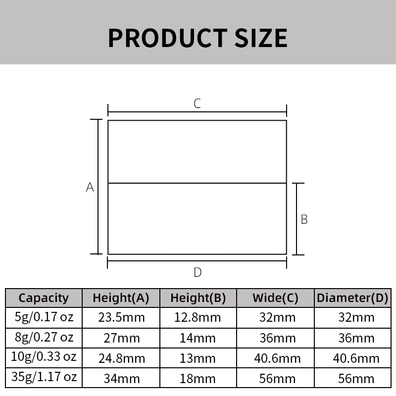 OEM Premium Empty Cosmetic Plastic Jar For Gel Polish - Image 3