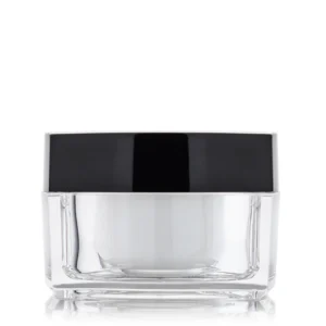 Luxury Double Wall Empty Plastic Cosmetic Jar For Nail Gel